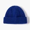 Europe, America autumn and winter knitted hat women's warm thickened melon fur hat outdoor three-needle wool hat men's cold hat adult