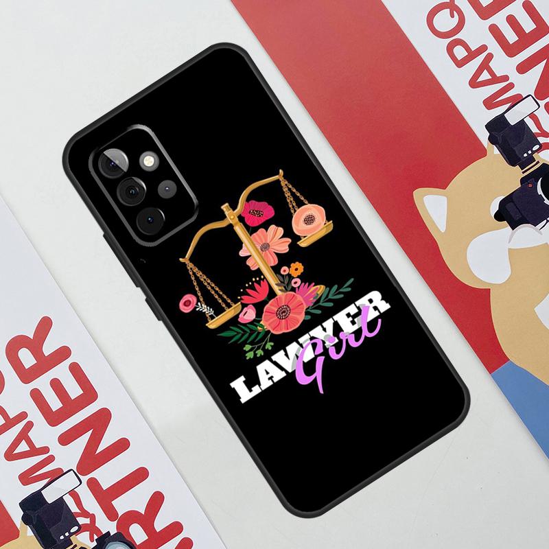 Закон Адвокат Судья Правосудие Дело Для Samsung Galaxy A52 A42 A32 A22 A12 A51 A71 A14 A24 A34 A54 A13 A23 A33 A53 Чехол