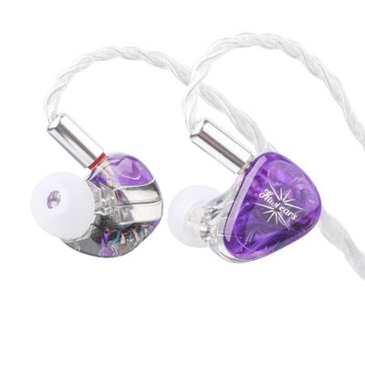 LINSOUL Kiwi Ears Orchestra Lite 8BA Гибридные HiFi Наушники, Эргономичный Дизайн, 2-контактный разъем 0,78 мм и Стереоштекер 3,5 мм, Стиль ношения за ухо, 4-жильный 7N