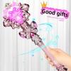 Кристальная палочка феи-бабочки с подсветкой и звуком для девочек, детский подарок