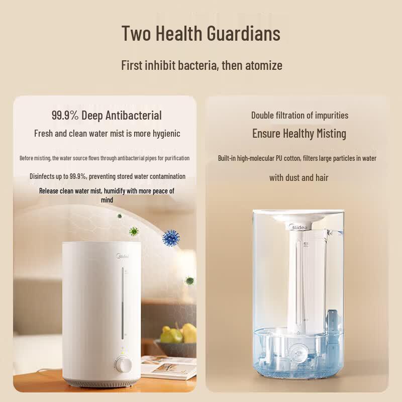 Midea CS-3VWL Large Capacity Air Humidifier CN plug (adapter included)