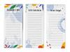 Pack of 3 Magnetic Fridge To-Do List Notepads- Magnetic Memo Pads For Refrigerator- (50 Sheets