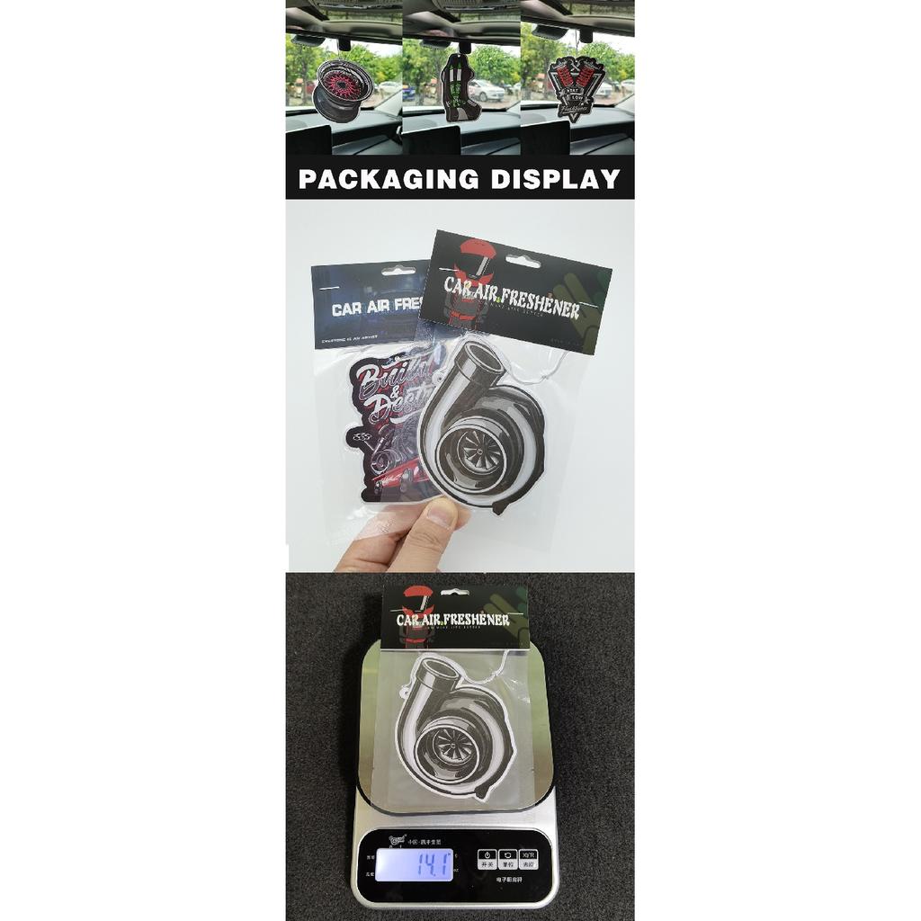 Автомобильный освежитель воздуха для секс-девушек, подвесное зеркало заднего вида, парфюмерный ароматизатор, турбо-тормозной диск, амортизатор, твердая бумага JDM