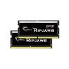 Оперативная память SO-DIMM - G.Skill - Серия RipJaws - 32 ГБ (2 х 16 Го) - DDR5 4800 МГц - CL40
