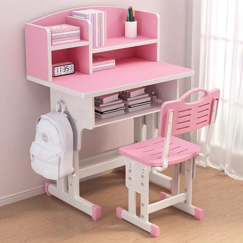 Children's Study Desk with Bookshelf