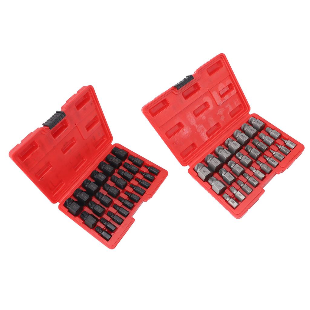 25 шт. экстракторов винтов с шестигранным хвостовиком для извлечения поврежденных сломанных сорванных винтов