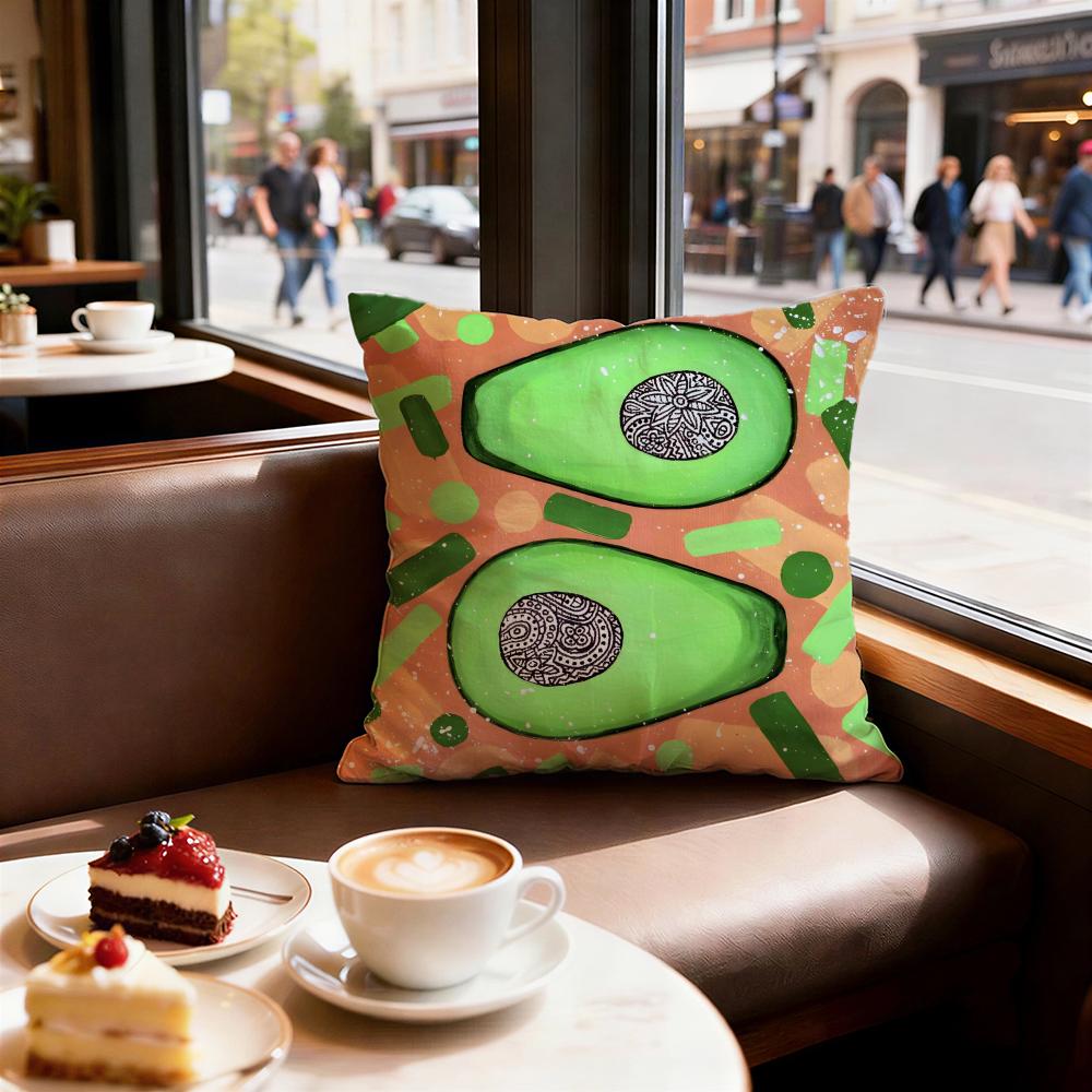 print pattern Avocado print Cushion Cover Decorative Cushion Cushions Covers Cover Sofa x Pillow Piece x x