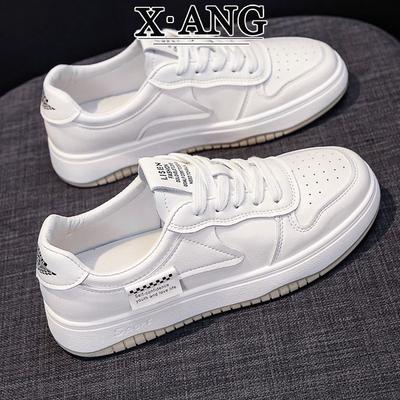 Кожаные маленькие белые туфли весна 2025 новые легкие женские туфли на мягкой подошве популярные спортивные кеды для отдыха ins тренд