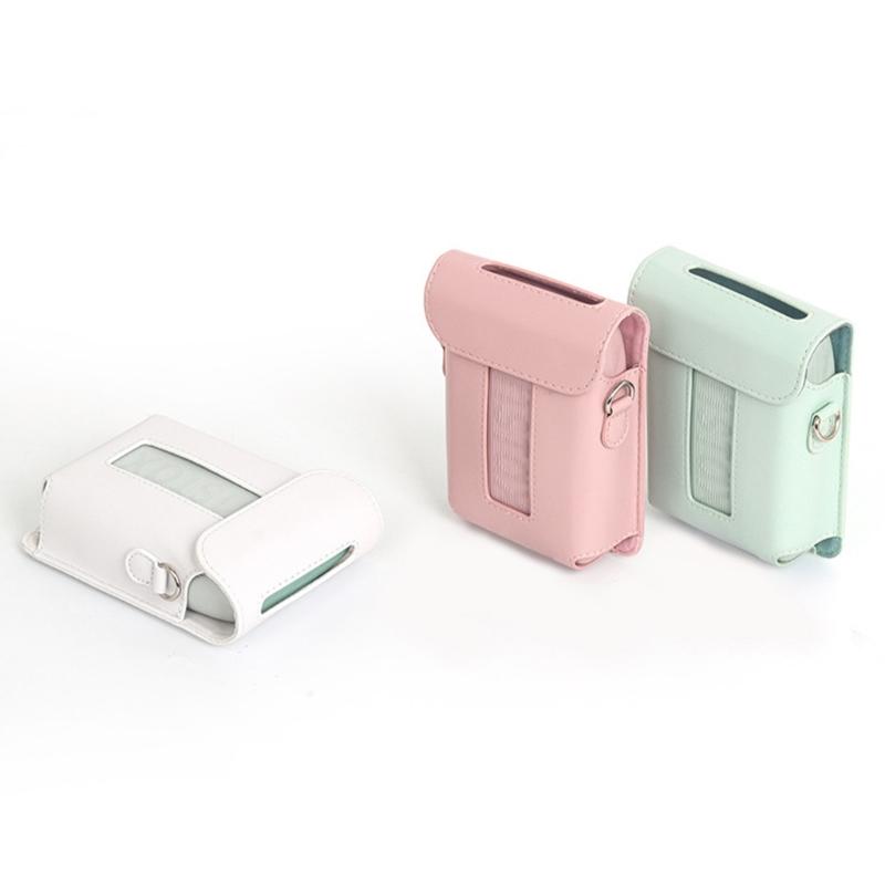 Protective Case For Mini Link 3 Smartphone Printer, PU Leather Shoulder Bag With Soft Lining Secure Storage Bag