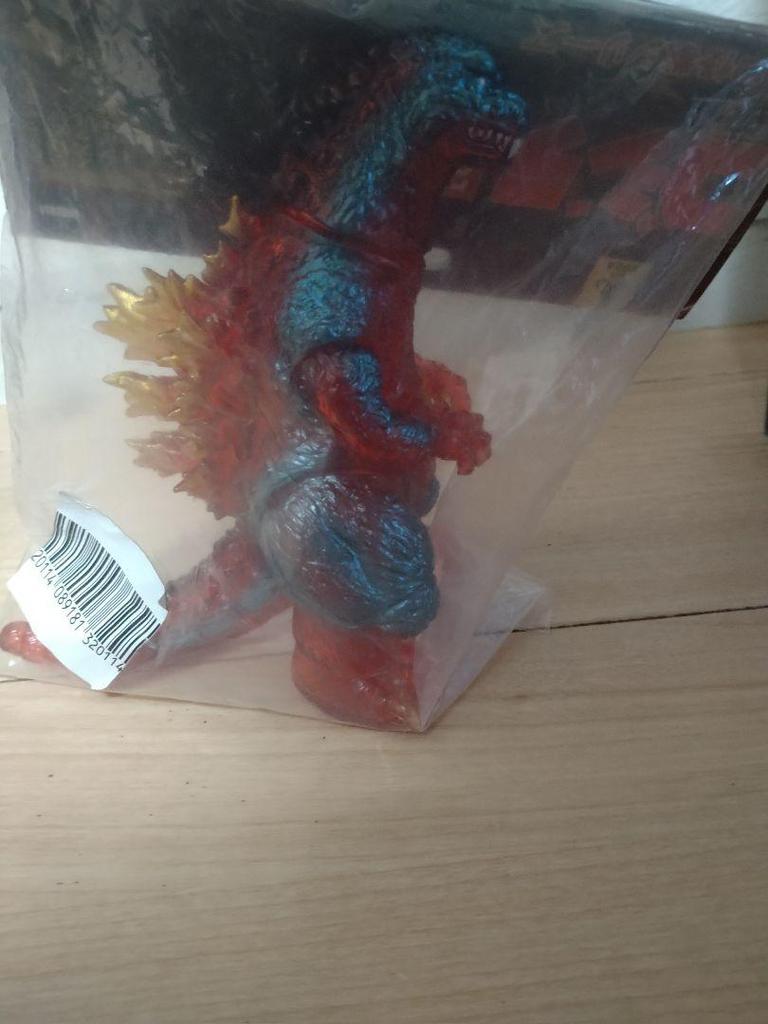 [Б/У] Серия среднего размера CCP №. 5 Годзилла Ретро Красный Прозрачный Вер.