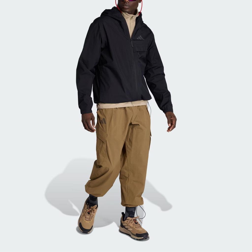 Adidas Terrex Multi 2-слойная дождевая спортивная куртка для улицы, ветрозащитная, водонепроницаемая, дышащая, прочная, с капюшоном, мужские куртки JY4118