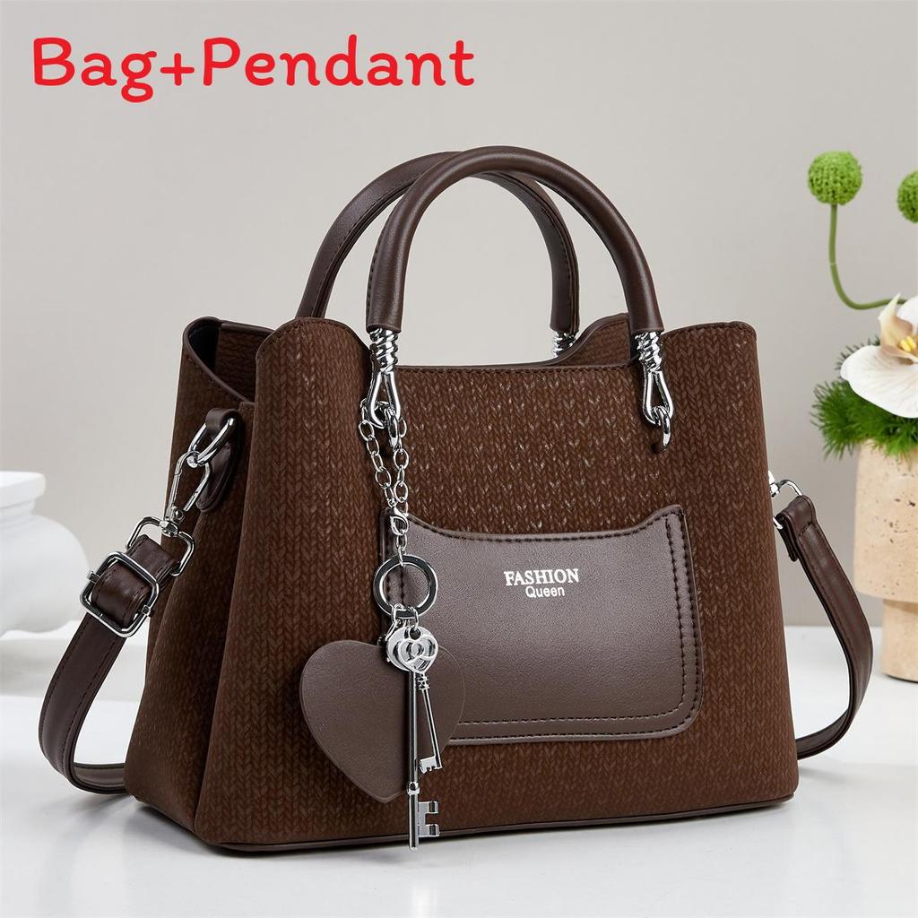 Pu Material Casual Single Shoulder Handbag With Zipper Pocket For Daily Use