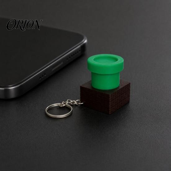 Брелок Игрушка-антистресс 3D-печать Водяная трубка Кликер с брелком, Игрушка-брелок для снятия стресса, Мини для рюкзака, Брелок для взрослых