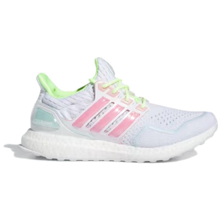 adidas Женские кроссовки UltraBoost 1.0 White Bliss Pink Cloud-White Lucid-Lemon ID5949