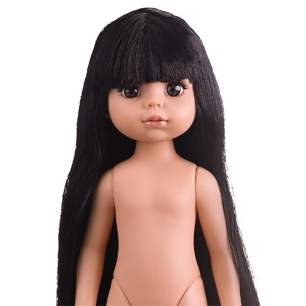 Новая кукла BJD для девочки, 12 дюймов, с карими глазами, голубыми глазами, каштановыми волосами, светлыми волосами, черными волосами, 3 цвета волос на выбор