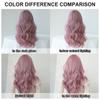 Профессиональные парики Длинный волнистый розовый парик Сакуры для милых девочек Синтетический парик высокой плотности с вьющимися волосами и челкой Подходит для начинающих