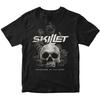 Футболка Skillet Band Whispers In The Dark Черная Хлопковая Полный Размер S-5XL Унисекс