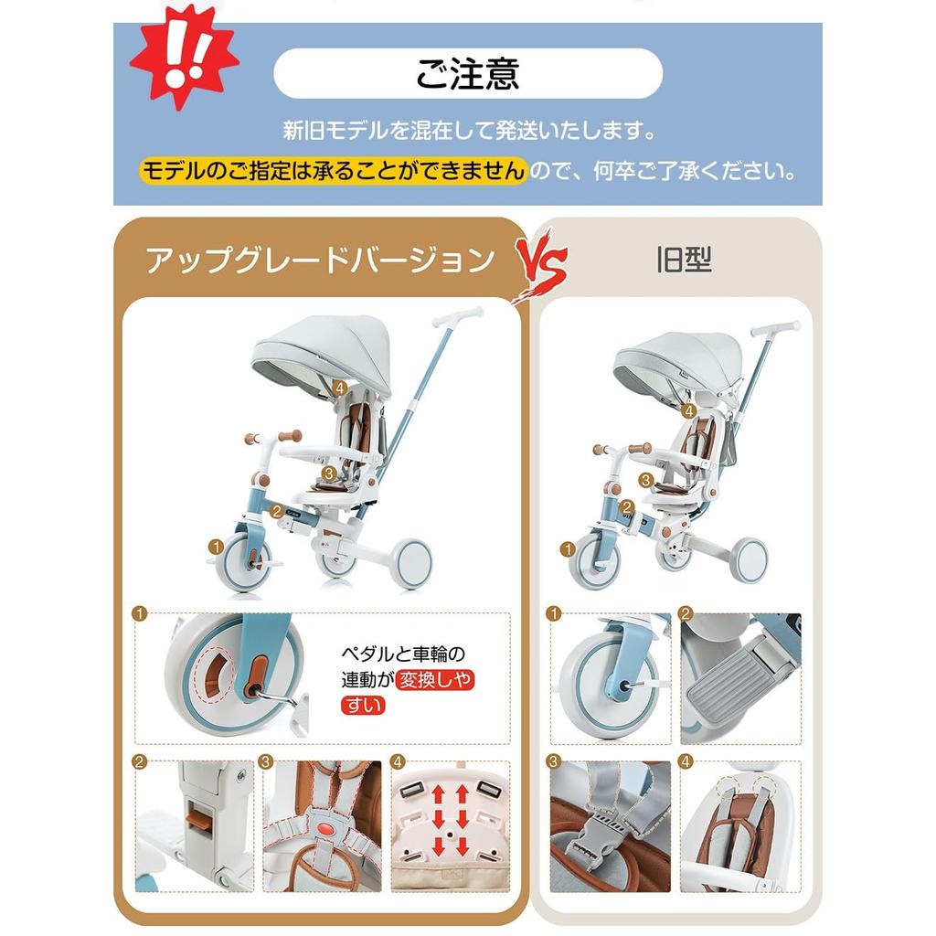 BTM складная трехколесная коляска с толчком 7 в 1 безопасный трехколесный велосипед 1 год 2 года 4 года ультра поворотный регулируемый велосипед для езды на велосипеде для легкого подарка на день рождения