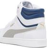 Puma Shuffle Mid Sneakers 380748 15 White/Concrete Gray/Peach Blue/Gold