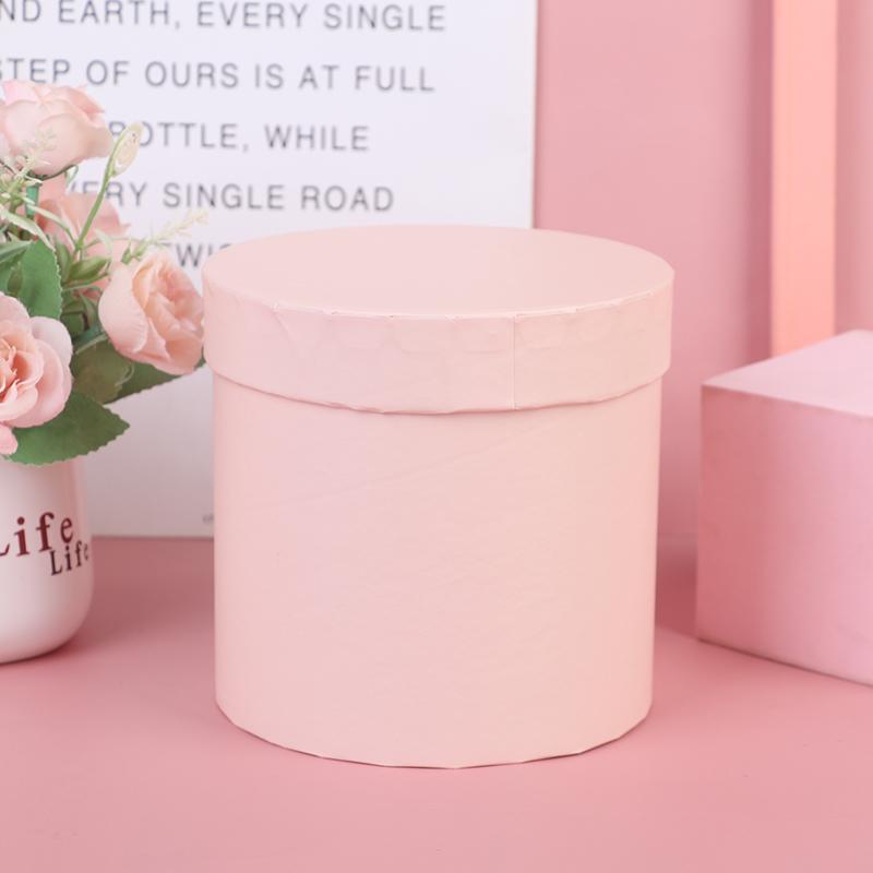 1 шт. круглые бумажные коробки с цветком, вмещающие ведро, подарочная упаковка, подарочная коробка для вечеринки