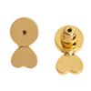 1 Pair Earring Backs for Droopy Ears Gold Plated Earrings Lifters Copper Texture Suitable for Heavy Earrings Secure Fit