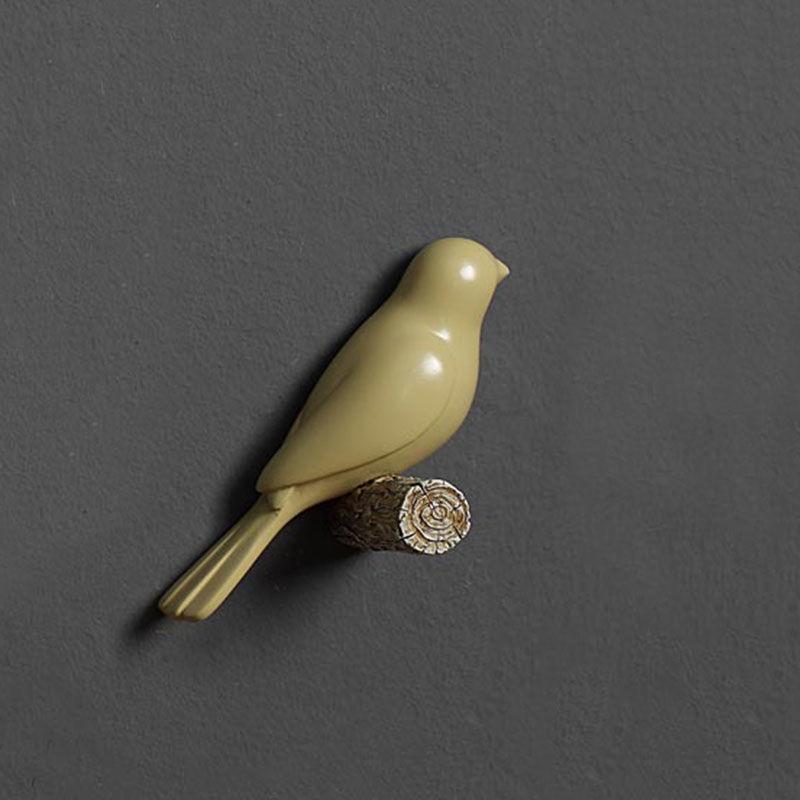 Минималистичное скандинавское 3D украшение на стену в виде птицы из смолы – Домашний декор