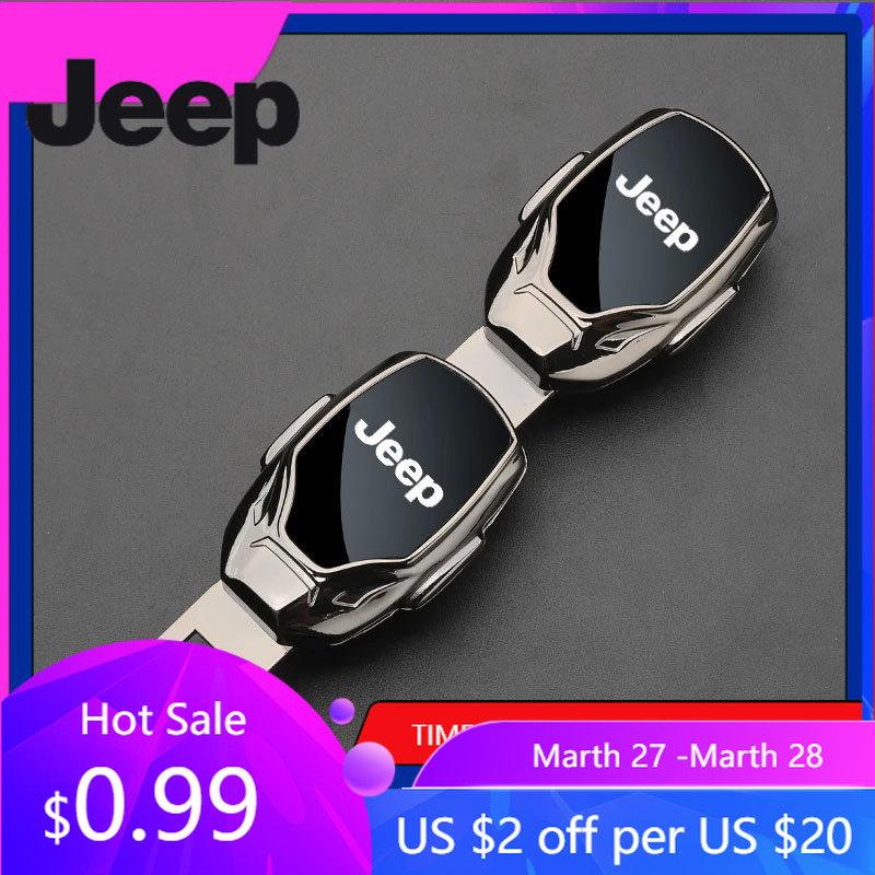 Для автомобиля Jeep Зажим-пряжка ремня безопасности Расширитель Заглушка Одна кнопка для освобождения Для Jeep Grand Cherokee wk2 Wrangler Ремешок Gladiator