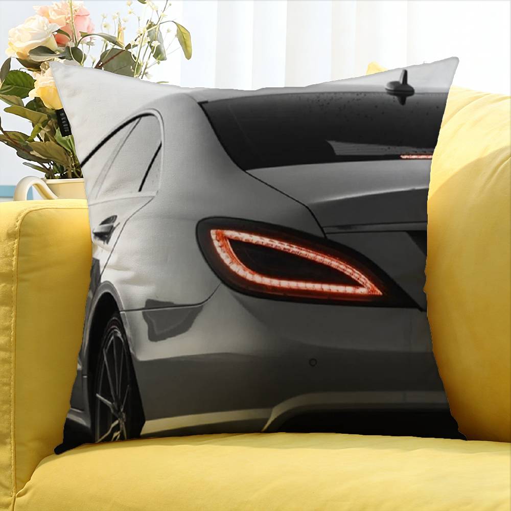 Cool Cls Car World Various Sizes Square Pillow Case For Car Home Bedchamber Decor