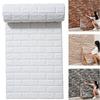70cm*100cm 3D Brick Pattern Wall Panels Wallpaper DIY Waterproof for Living Room Bedroom Kitchen Background Wall Stickers Decor