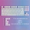 Xiaomi Новая Светящаяся Клавиша с Трещинами PBT+PC 135 Клавиш Боковая Гравировка Прозрачный Свет Подходит для Механической Клавиатуры с Переключателями MX 61/75/87