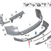 Rear Bumper Lower Surround for BMW X5 F15 (51127303441)