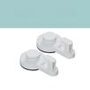 1/2pcs No-Drill Strong Suction Cup Hooks, Removable Mop Rack, Bathroom Wall Adhesive Hooks