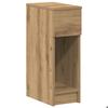 VidaXL Bedside Table with Drawer Artisan Oak 20x36x60 Cm, Side Table, Bedside Cabinet, Side Table for the 858711