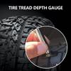 1-10PCS 25mm Car Tyre Tire Tread Depth Gauge Meter Caliper Thickness Gauges Monitoring System Tire Wear Detection Measuring Tool