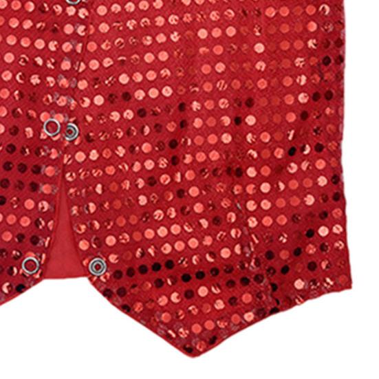 Детский жилет с пайетками для мальчиков, костюм для сценических выступлений, детский хип-хоп, джаз, танцевальный жилет свободного кроя для вечеринок, выступлений