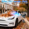 Мощный светодиодный обдув для уборки снега с автомобиля, 4 скорости, регулируемый, зарядка Type-C, турбообдув, струйный вентилятор, 140000 об/мин, электрическая воздушная продувка