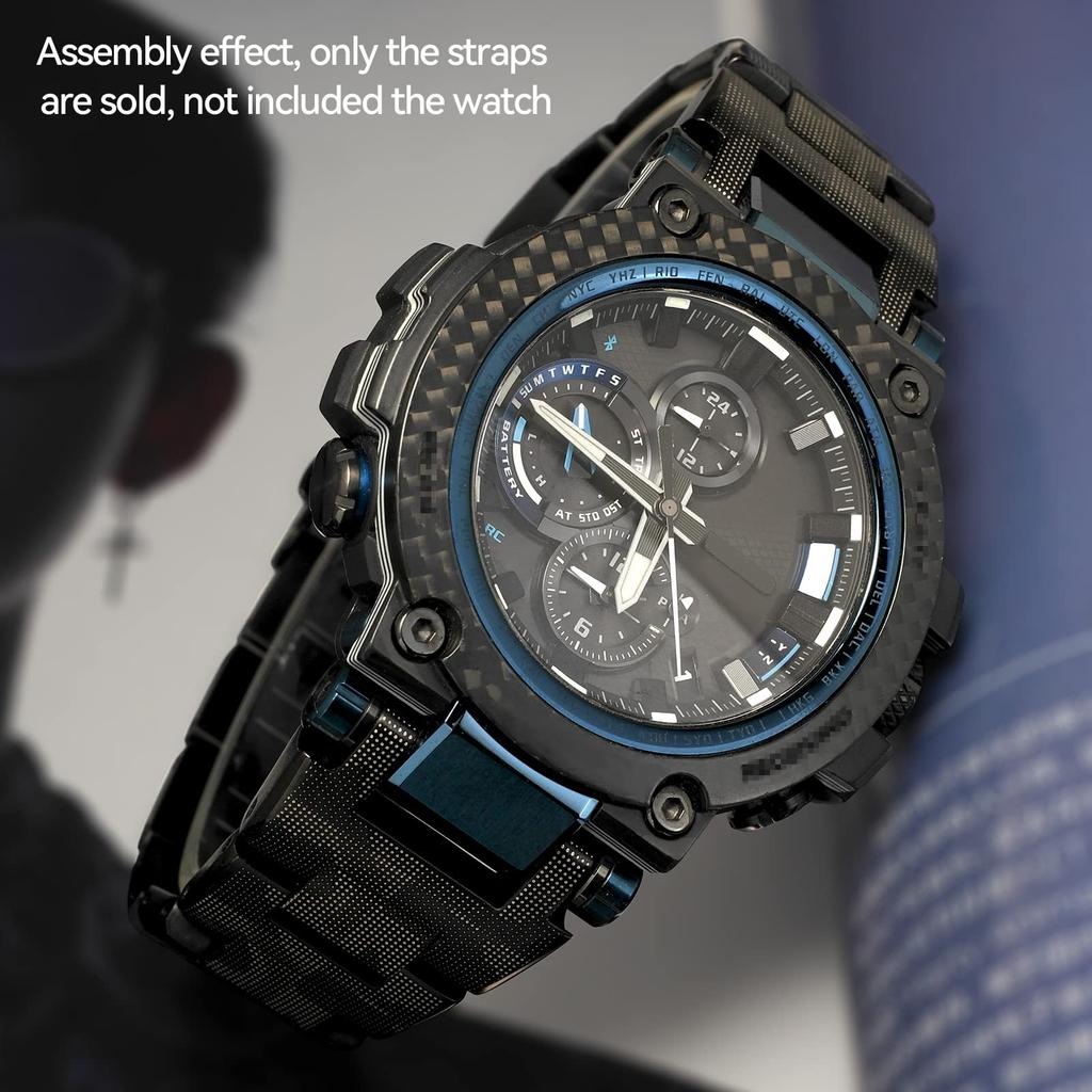 Металлический браслет из нержавеющей стали 316, запасные части для часов Casio и браслета, G-SHOCK мужской MTG-B1000 (маскировка)