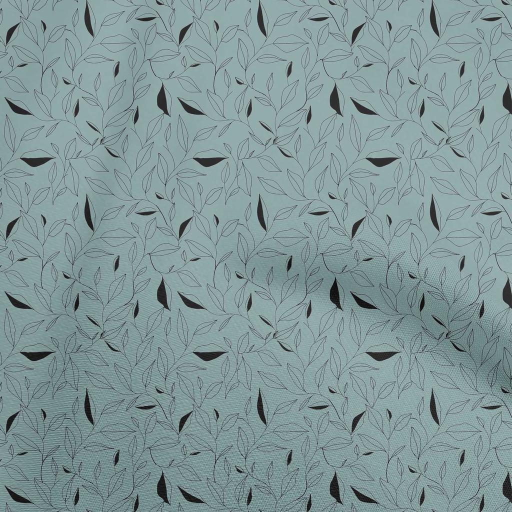 oneOone Хлопчатобумажная гибкая коричневая ткань, рисунок линии, лист, швейный материал, ткань с принтом в ярдах, 40 дюймов
