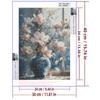 5d DIY Diamond Painting Cross Stitch Magnolia Flowers Vase Diamond Embroidery Mosaic Full Round Drill Home Decor