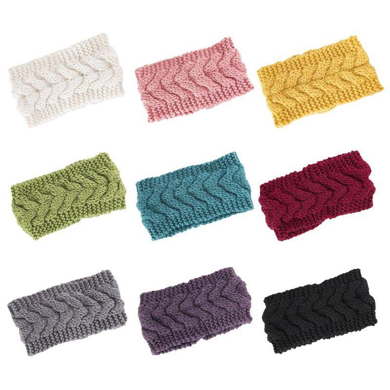 Повязка на голову для мужчин и женщин, повязка на голову, утолщенная флисовая подкладка, вязаные чехлы для ушей