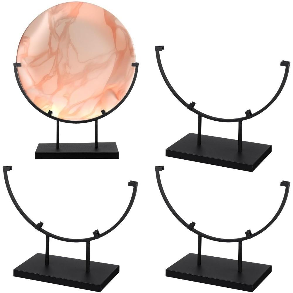 Iron Metal Easel Stands with Base Platter Photo Stands Storage Shelf  Picture Platter Photo