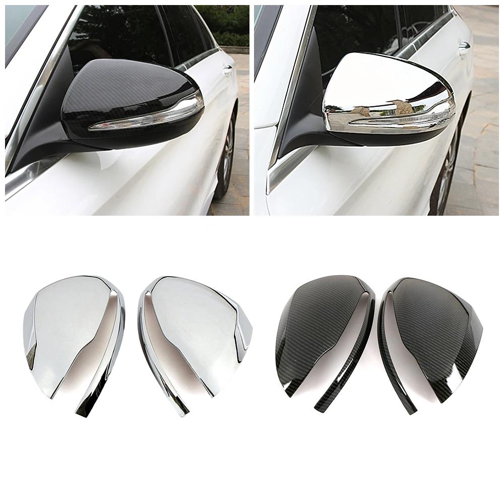 For Mercedes Benz E C GLC Class W213 W205 X253 Exterior Part Modify Rear View Mirror Protector Shell Cover Side Mirror Trim