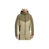 Мужская спортивная толстовка с капюшоном Tech Fleece Windrunner на молнии Нейтральный оливковый FB7922-276