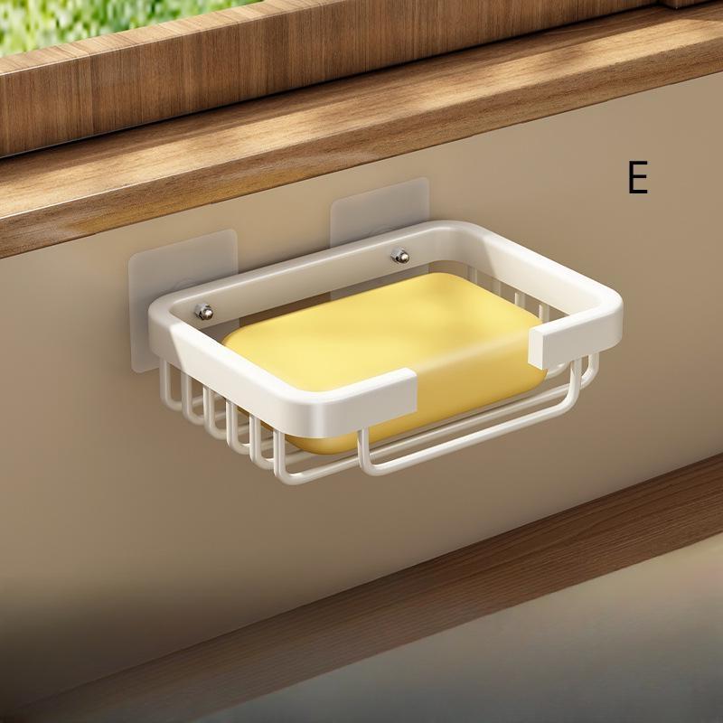 1шт Бесплатная дрель держатель мыльницы настенный держатель для хранения полого типа мыльница губка аксессуары для ванной комнаты