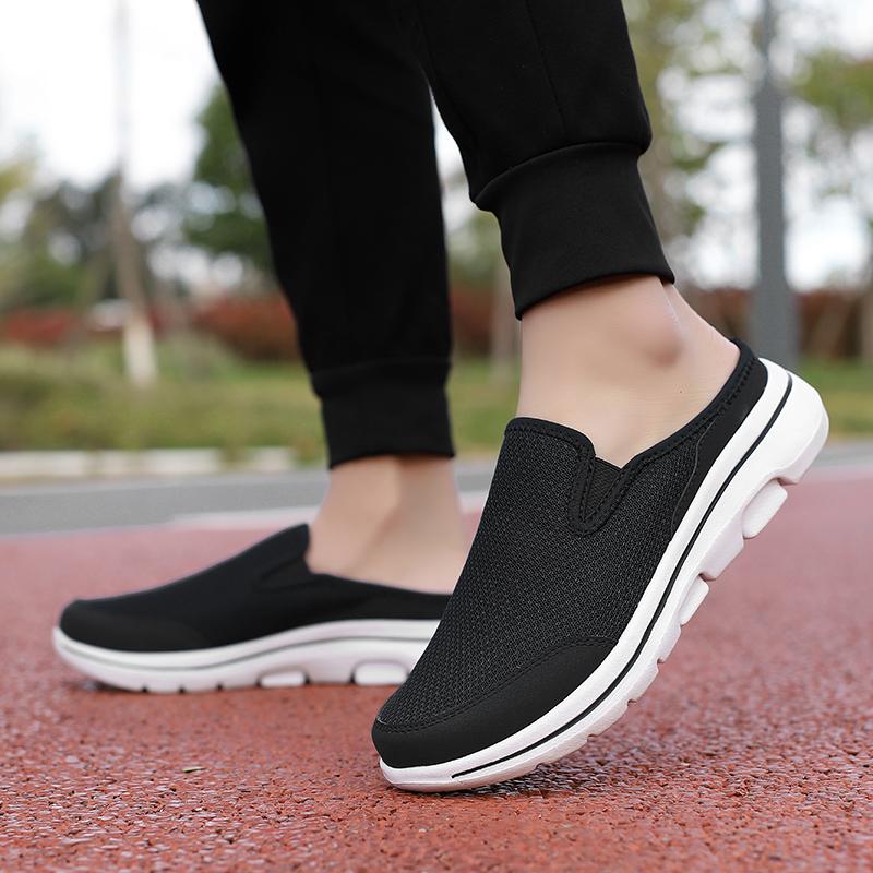 Men's Slippers Net Breathable EVA Ultra -light Convenience Home Slippers Women's Large Size Slippers