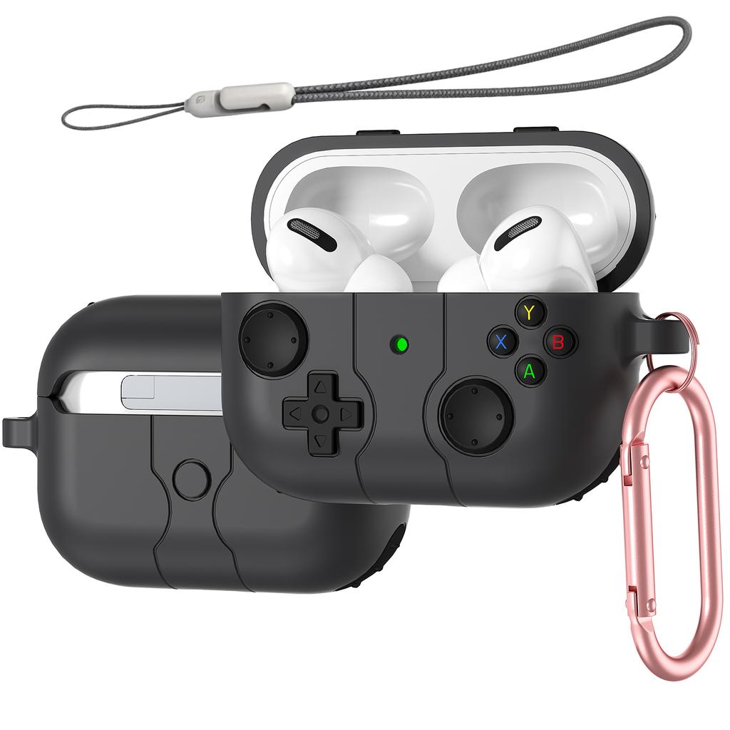 Для Airpods Pro 3/Pro 2/4 Чехол-накладка Дизайн игровой консоли Чехол для AirPod 4 Силиконовый защитный чехол для Apple AirPods Pro 3/Pro 2