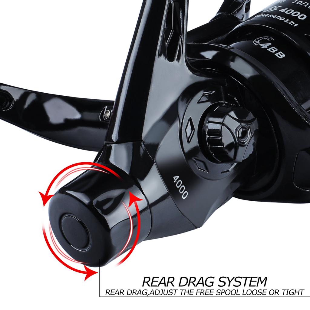 Алюминиевая безинорционная рыболовная катушка