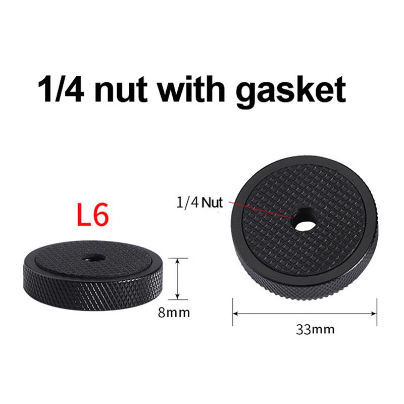 Винт для камеры 1/4 3/8 5/8 дюйма гайка аксессуары для фотографии площадка башмак ручка блокировки адаптер крепления для стойки вспышки для DSLR штатива селфи-палки