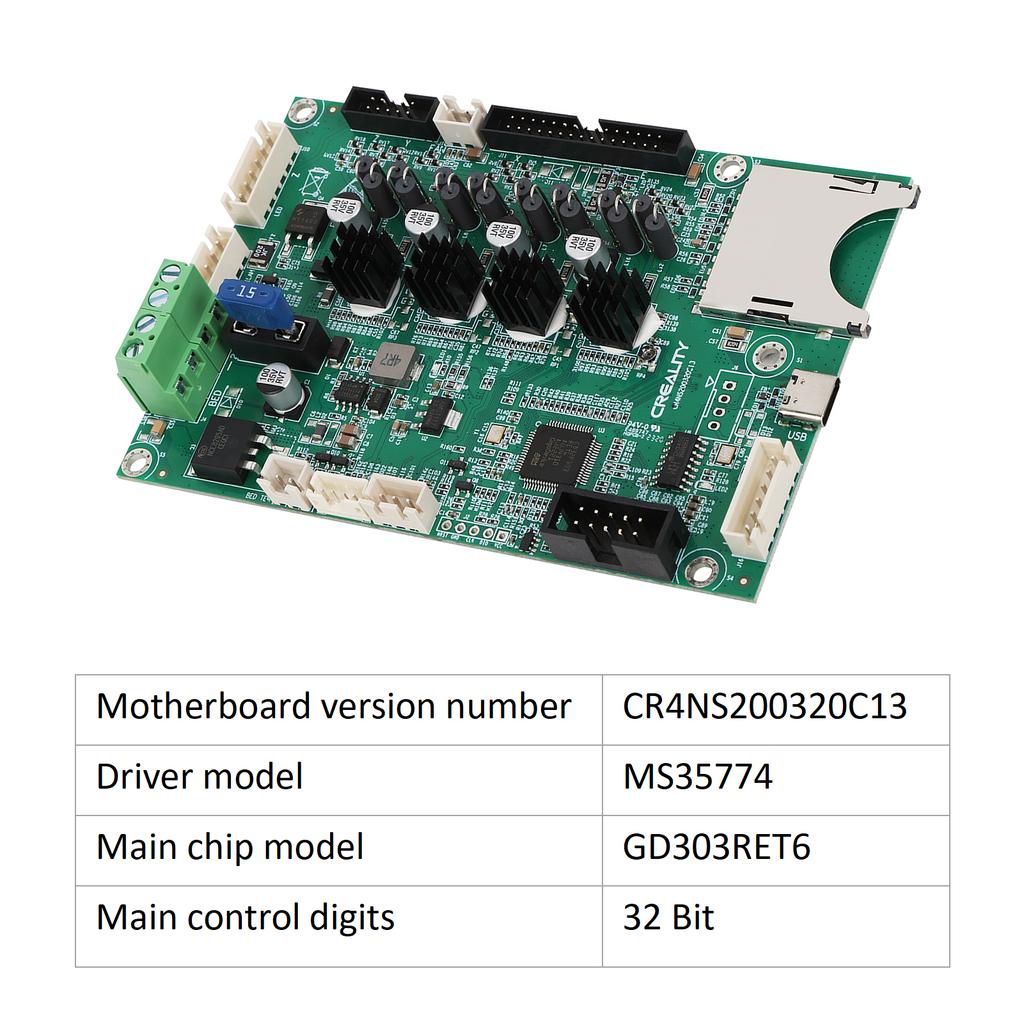 Материнская плата Creality Ender-3V3 SE, оригинальная 32-битная материнская плата, сменная плата управления, 3D-принтер