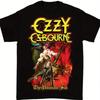 Ozzy Osbourne "The Ultimate Sin" Футболка - Черный Хлопок с Ярким Рок-Артом Свободный Фитнес Короткий Рукав Мужская Уличная Круглый Вырез